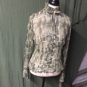 Per se 100% Silk blouse